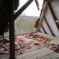 Bild vergrößern: Dachgeschoss ehemaliges Unterkunftsgebäude