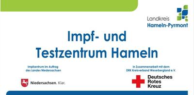 Bild vergrößern: Banner Impf- und Testzentrum Hameln