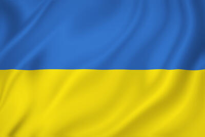 Bild vergrößern: Ukraine Flagge