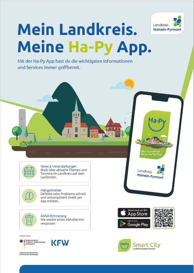 Plakat Ha-Py App