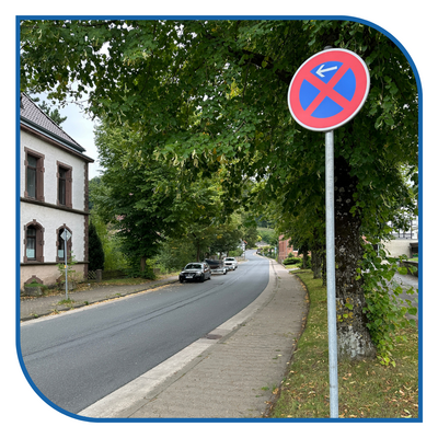 PM Landkreis erh&ouml;ht die Verkehrssicherheit in Lauenstein